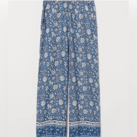 H&M L.o.g.g. Boho wide leg pants - 8 - Picture 2 of 3